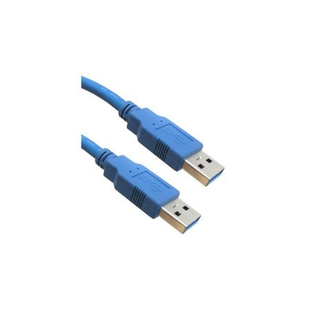 Cable Wholesale USB 3.0 Cable, Blue, Type A Male / Type A Male, 6 foot 10U3-02106
